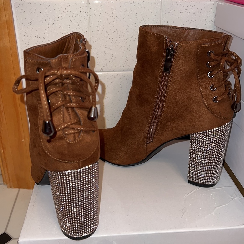 Rhinestone Booties - image 2